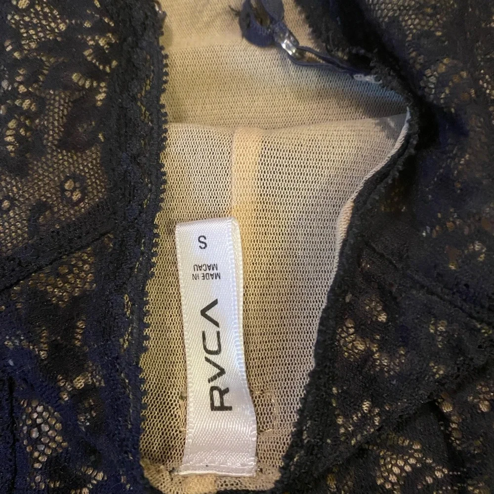 RVCA Black Lace Chemise